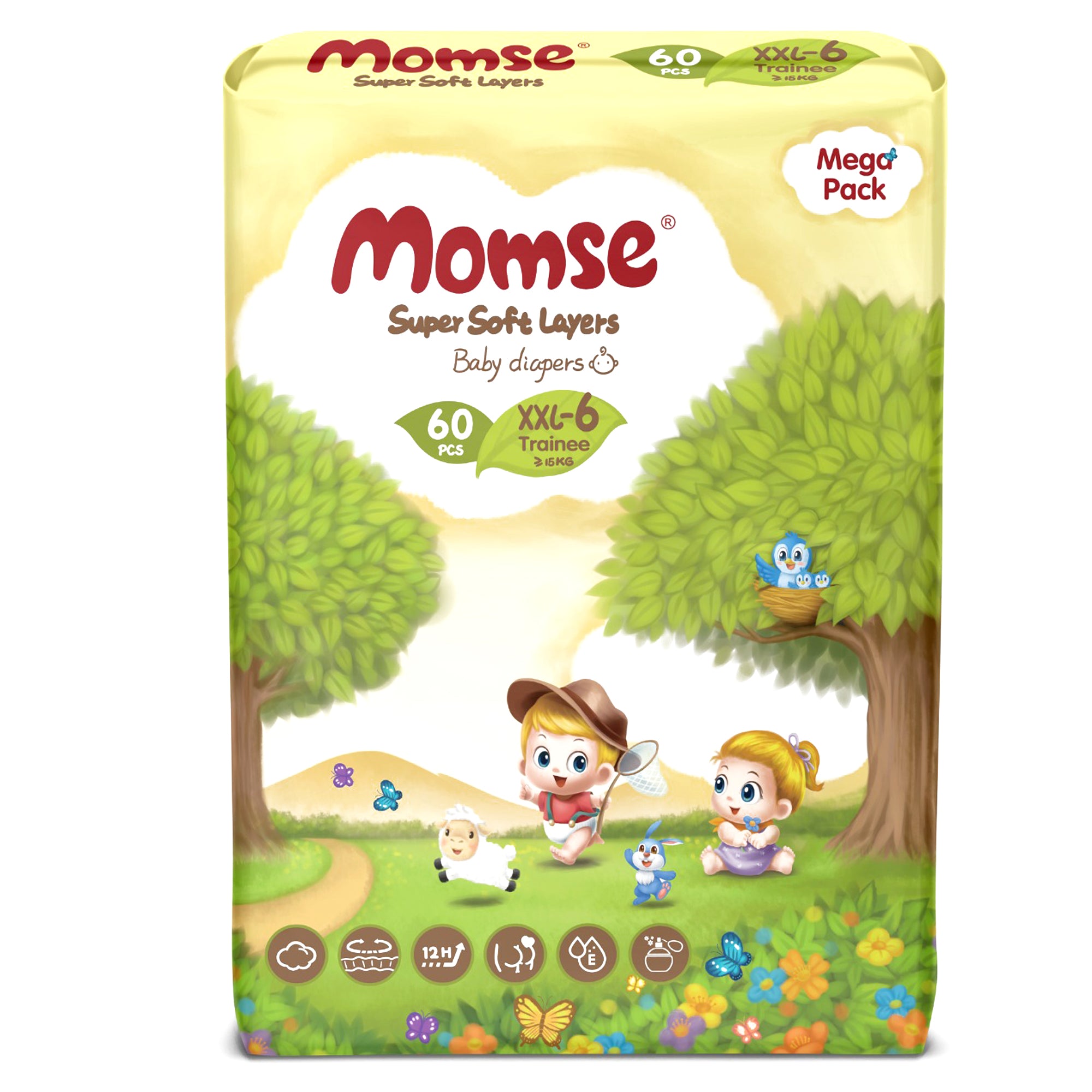 Momse Diapers Mega Pack 6 60s
