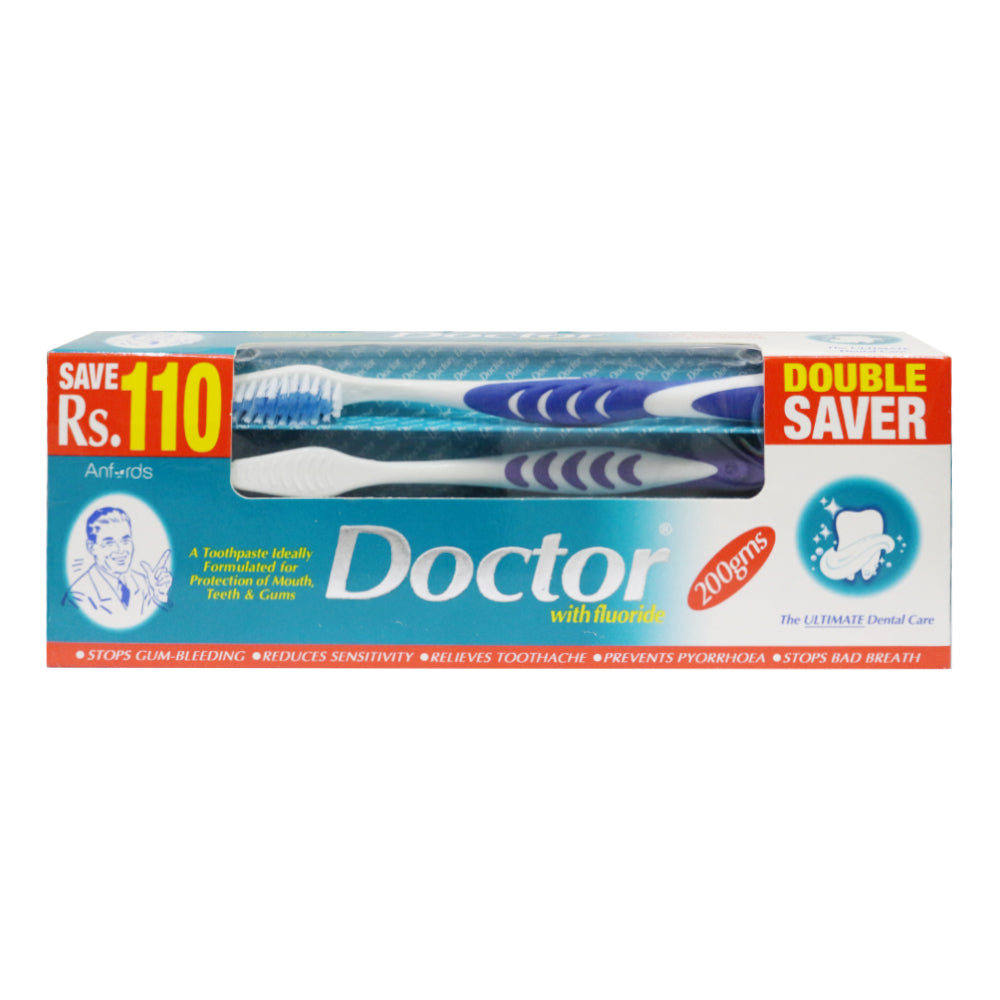 Doctor Tooth Paste Double Big Saver Pack 200g