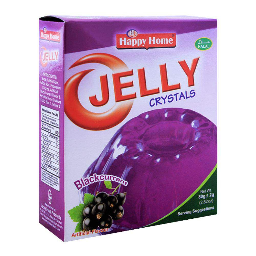 Happy Home Black Currant Jelly Crystals 80g