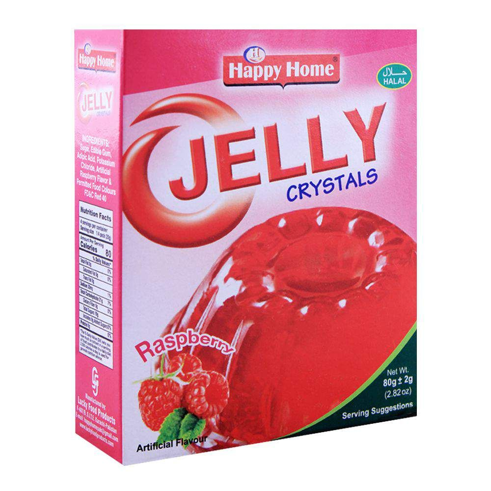 Happy Home Raspberry Jelly Crystals 80gm