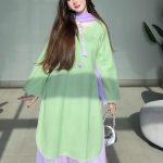 Matcha Bloom 3PC Suit with Chiffon Dupatta