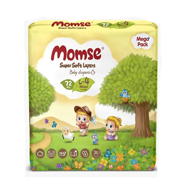 Momse Baby Daipers Mega Medium 72s