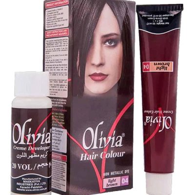 Olivia Hair Color Light Brown 04  100ml