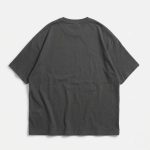 Oversize Half Sleeves Black TshirtPlain