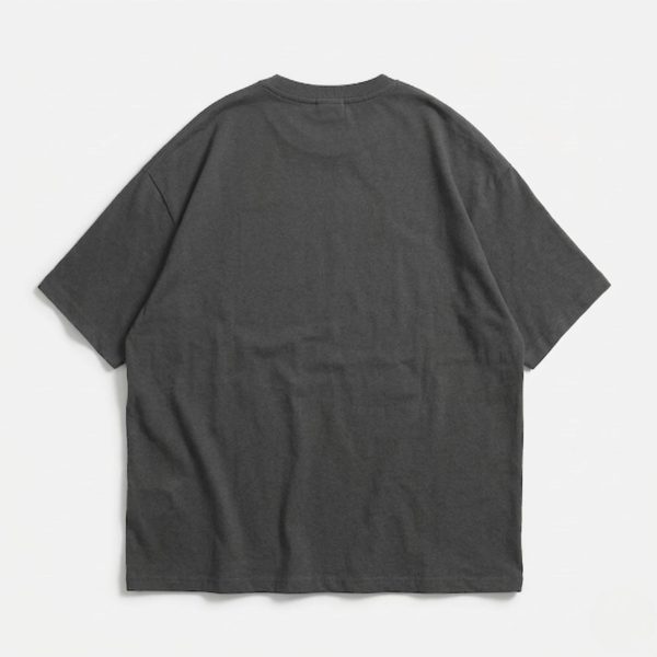 Oversize Half Sleeves Black TshirtPlain