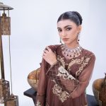 Regal Bronze Chiffon 3 Piece Dress