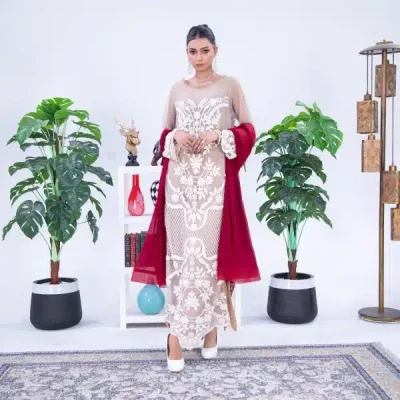 Shell Stone 3 Piece Dress