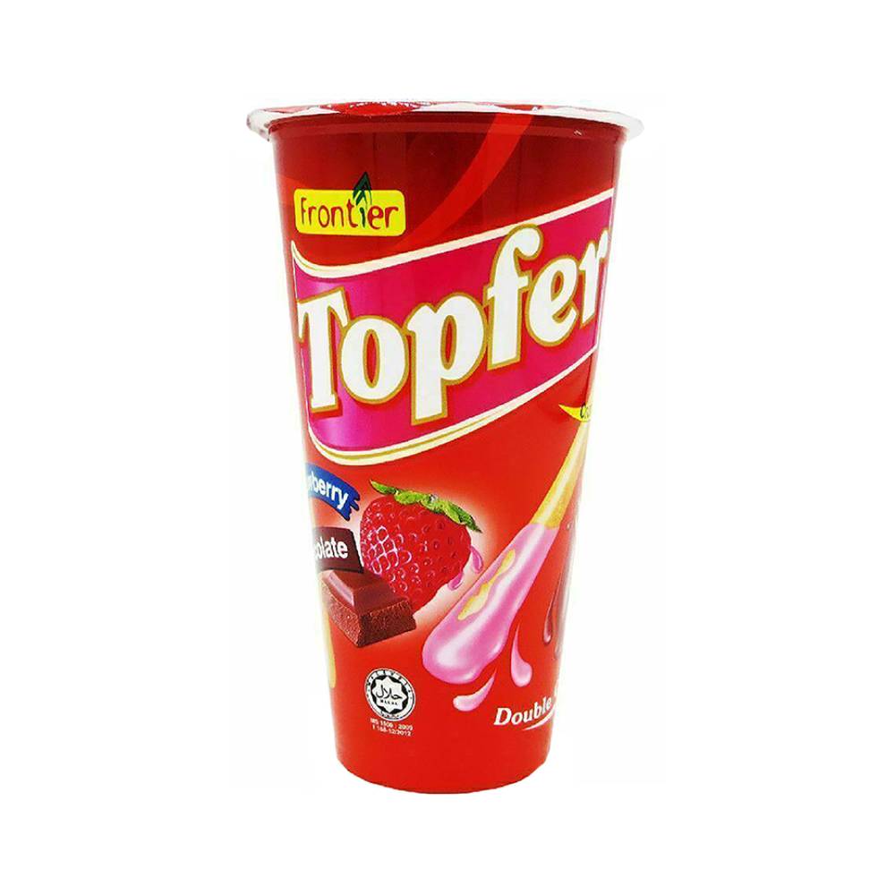 Topfer Strawberry Chocolate Biscuit 40gm